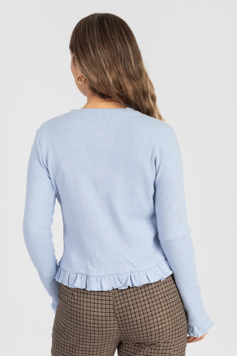 Cardigan Arlette - Celeste