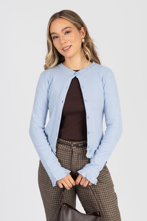 Cardigan Arlette - Celeste