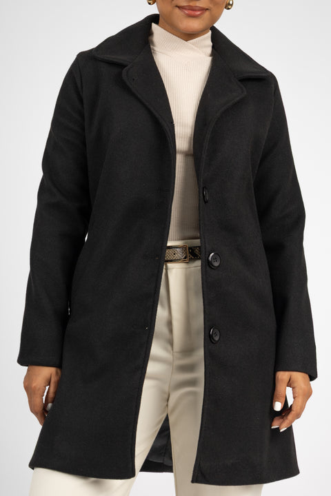 Abrigo Cecil - Negro