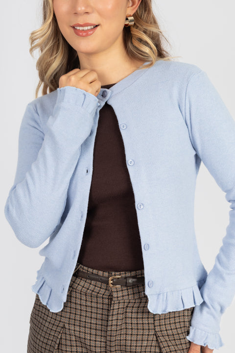 Cardigan Arlette - Celeste