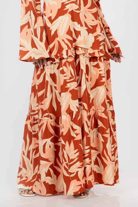 Vestido Isabel - Lacre