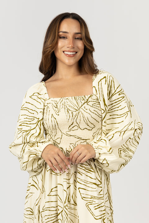 Vestido Melina - Crema