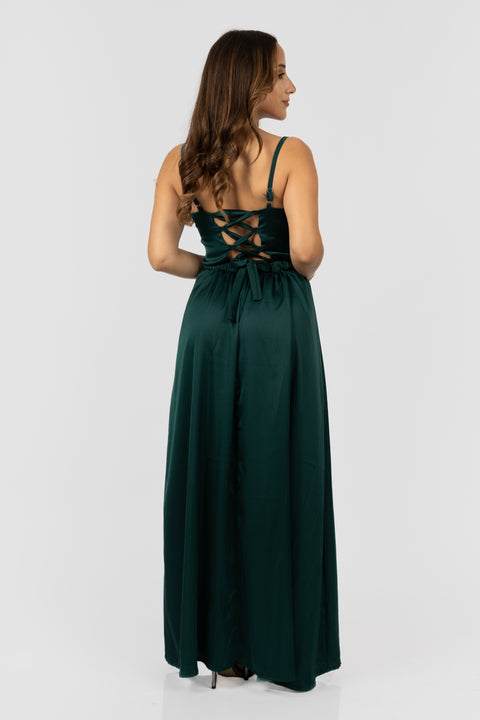 Vestido Francesca - Verde Botella