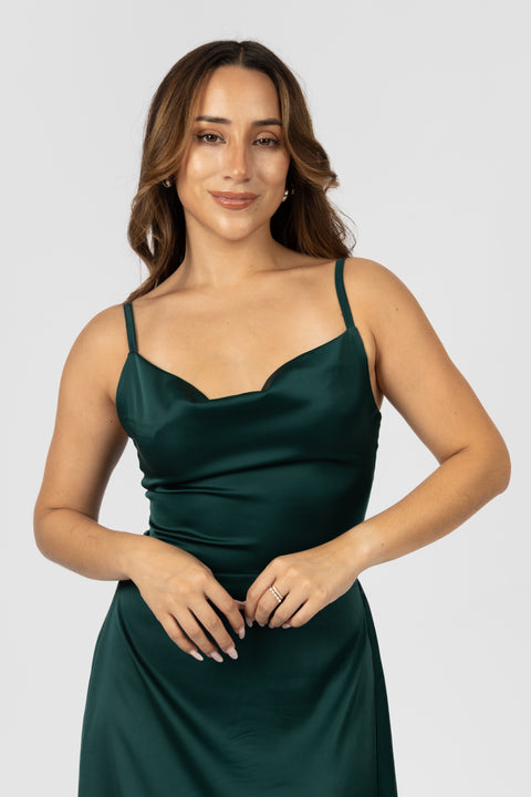 Vestido Francesca - Verde Botella