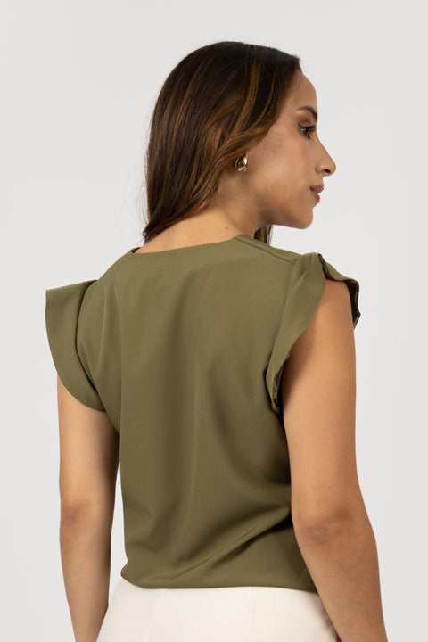 Blusa Gaela - Verde Olivo