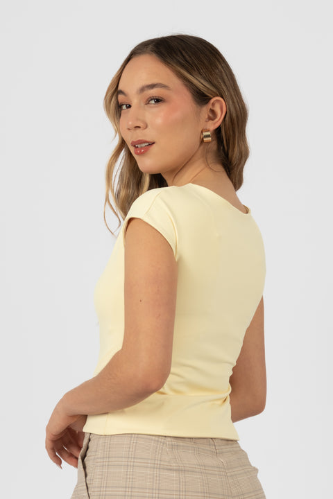 Polo Aida - Amarillo Mantequilla