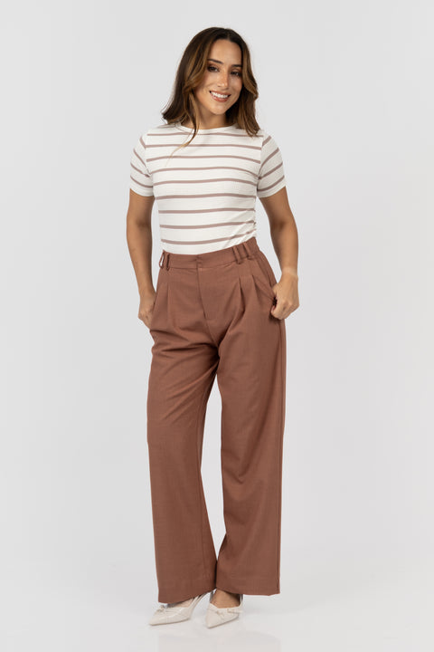 Pantalon Farah - Mocca
