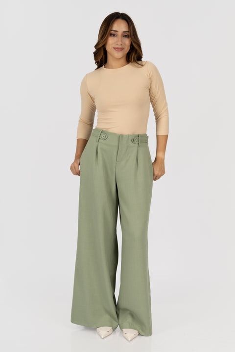 Pantalon Ebba - Verde