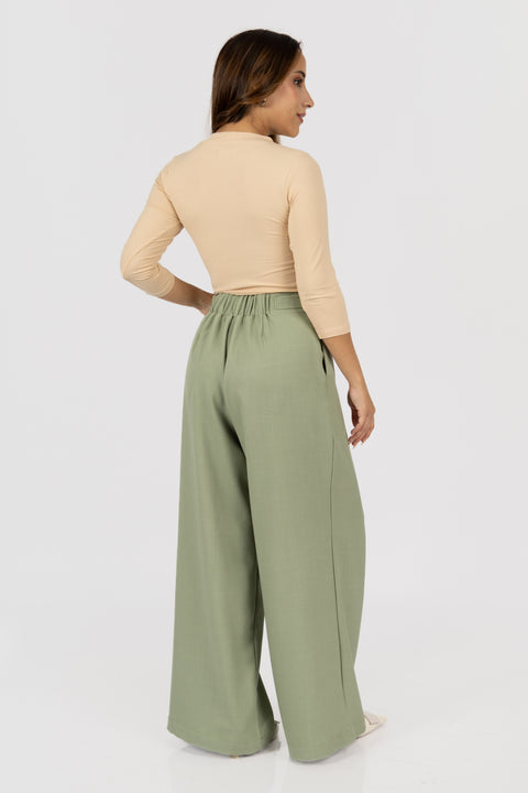 Pantalon Ebba - Verde