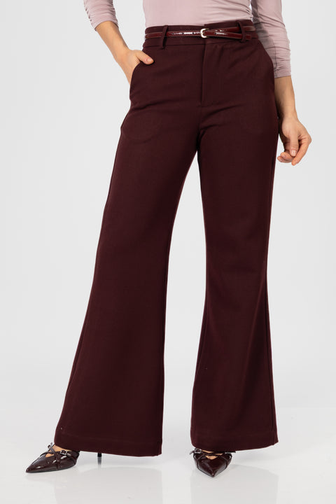 ⁠Pantalón Vanessa -  Burgundy