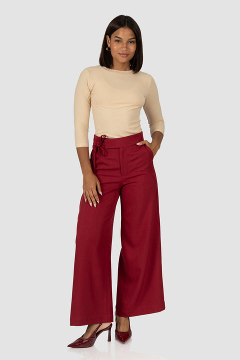 Pantalon Bria - Vino