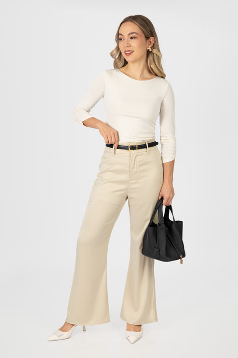 Pantalon Viviana - Crema