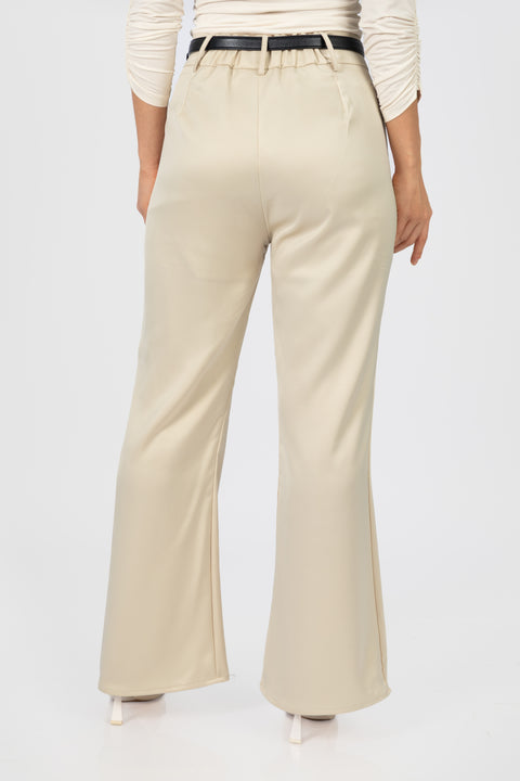 Pantalon Viviana - Crema