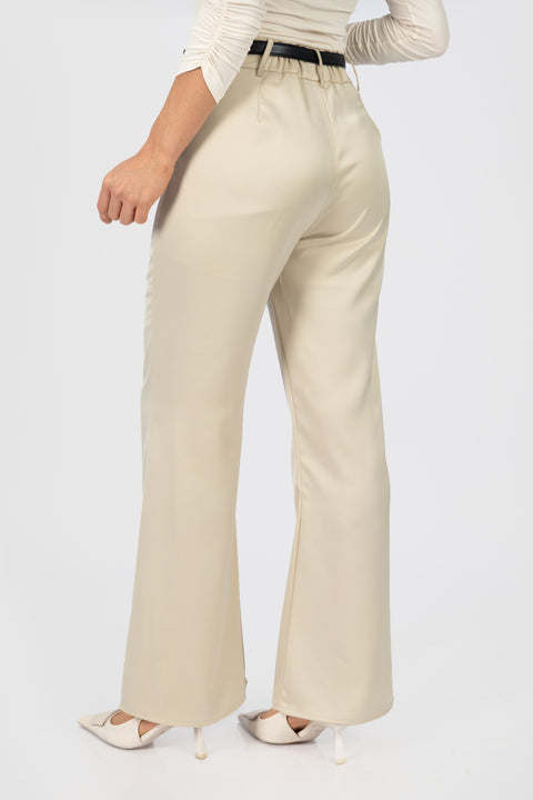 Pantalon Viviana - Crema