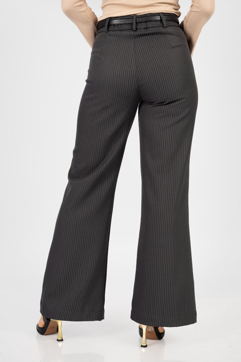 Pantalon Renata - Rayas Plomo