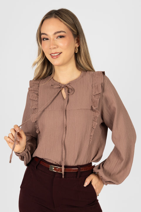 Blusa Lucia - Mocca