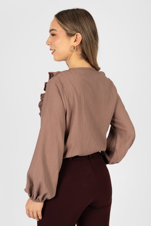Blusa Lucia - Mocca