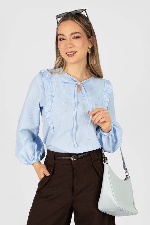 Blusa Lucia - Celeste