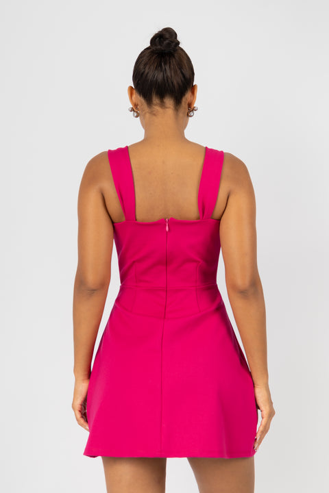 Vestido Dalia - Fucsia