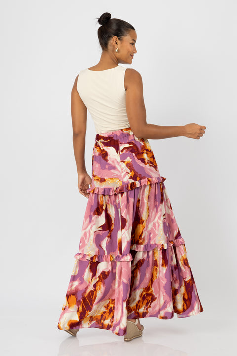 Falda Isabella - Fucsia