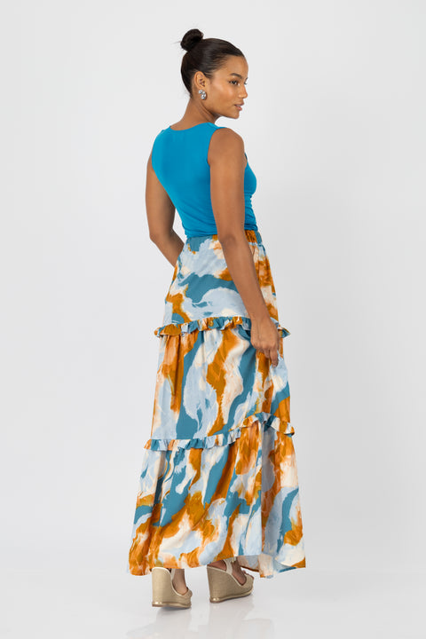 Falda Isabella - Turqueza