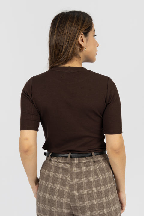 Polo Belén - Marrón Chocolate