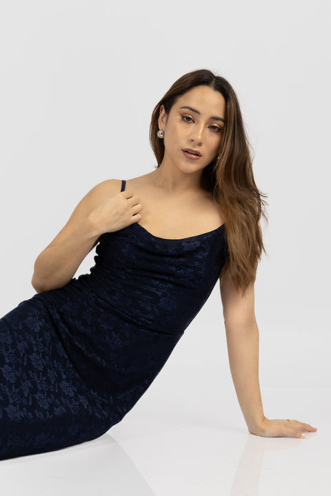 Vestido Ariana - Azul Marino