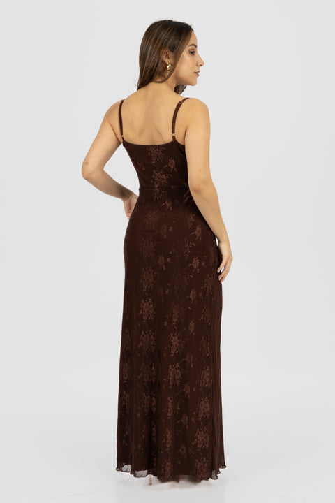 Vestido Ariana - Marron Chocolate