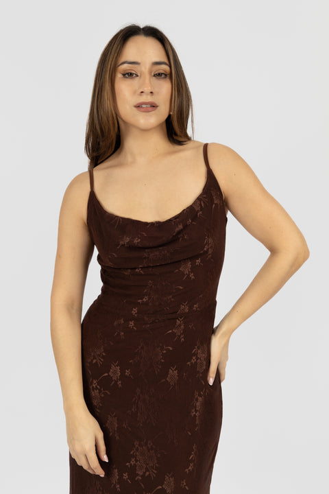 Vestido Ariana - Marron Chocolate