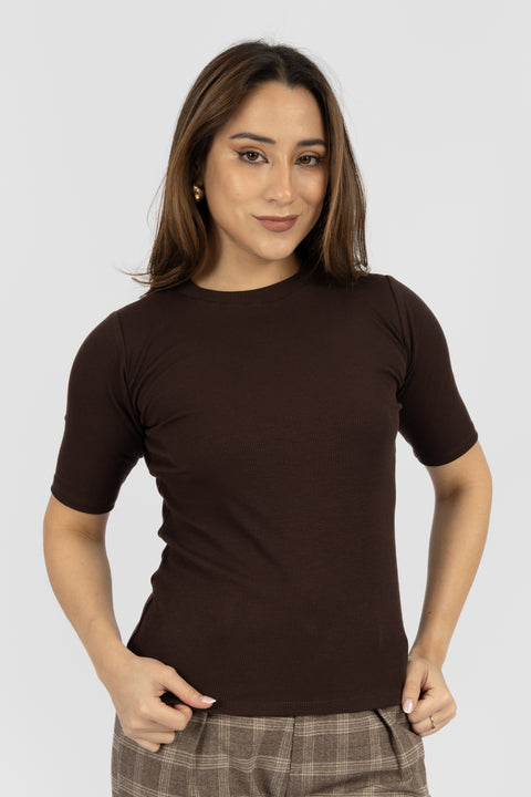 Polo Belén - Marrón Chocolate