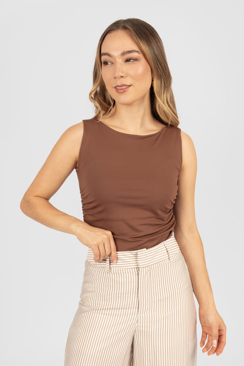 Top Eli - Marrón