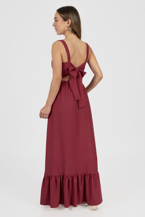 Vestido Tatty - Vino