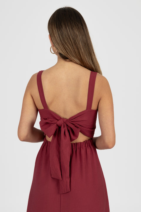 Vestido Tatty - Vino