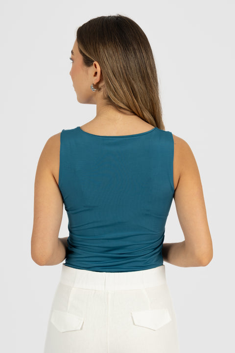 Top Isabella - Turquesa