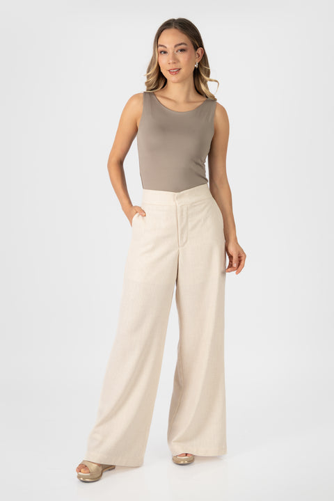 Pantalon Renata - Crema