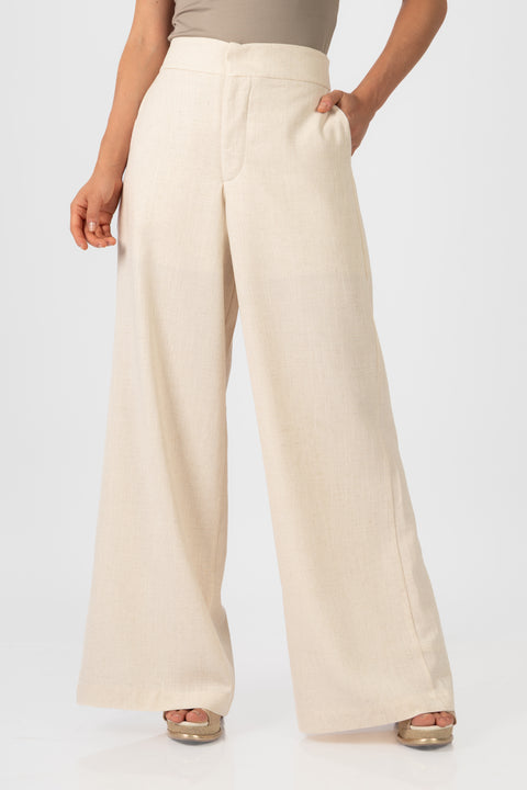 Pantalon Renata - Crema