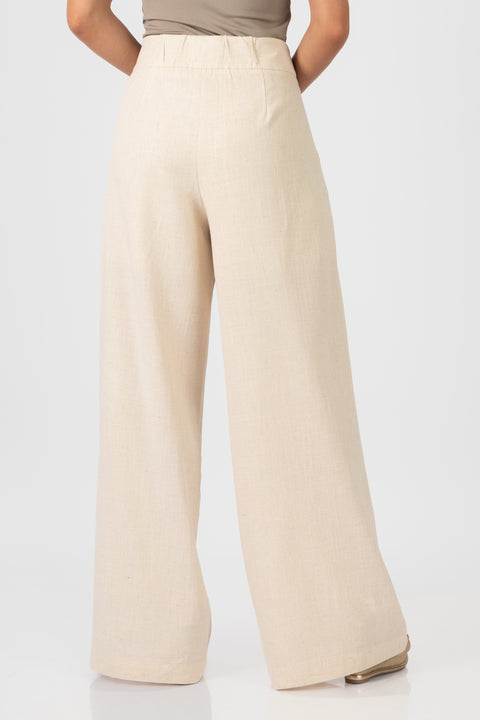 Pantalon Renata - Crema