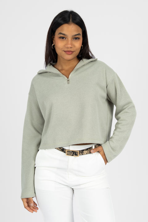 ⁠Chompa Abril - Verde manzana