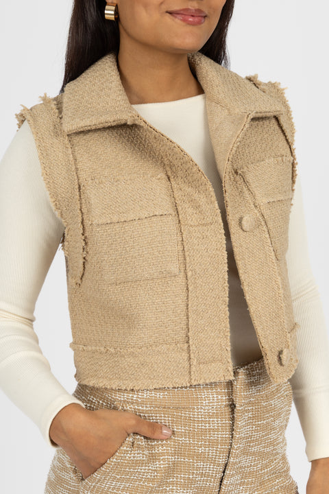 Chaleco Trish - Beige