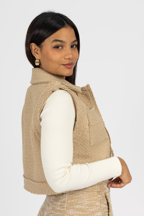 Chaleco Trish - Beige