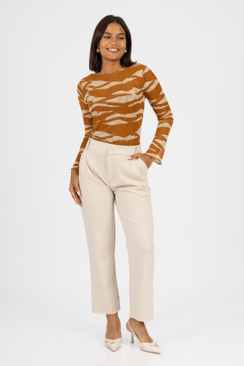 Polo Priscilla - Camel Print