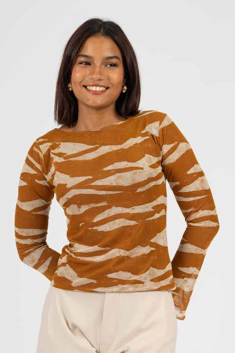 Polo Priscilla - Camel Print