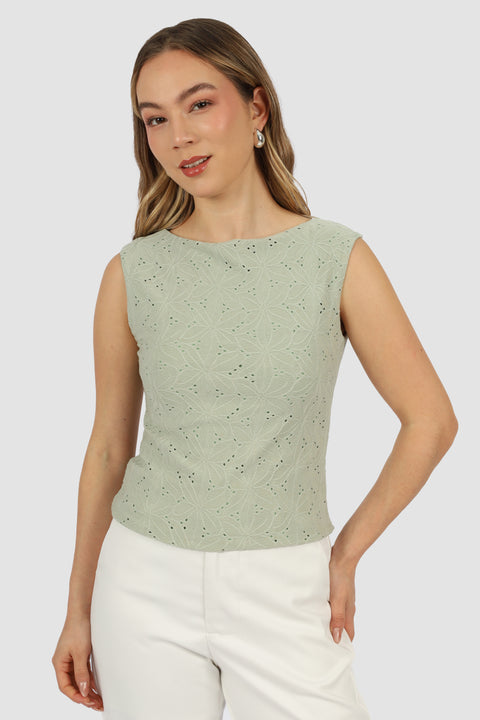 Top Isabel - Verde Manzana