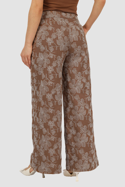 Pantalón Ebania - Marrón