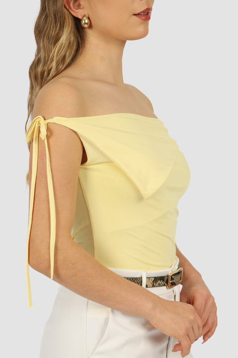 Top Pia - Amarillo Mantequilla