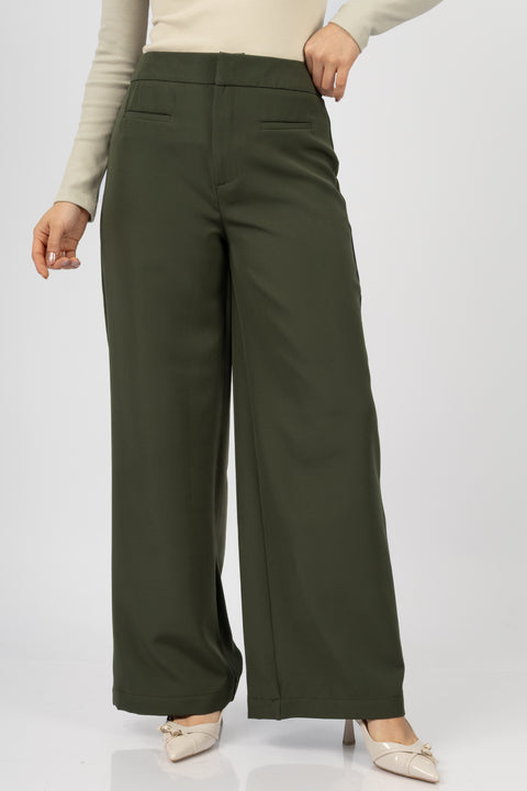 ⁠Pantalón Marbella - Verde olivo