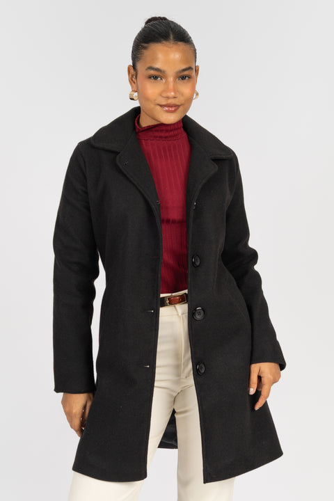 Abrigo Cecil - Negro
