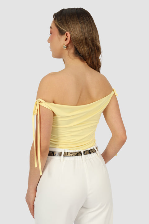 Top Pia - Amarillo Mantequilla